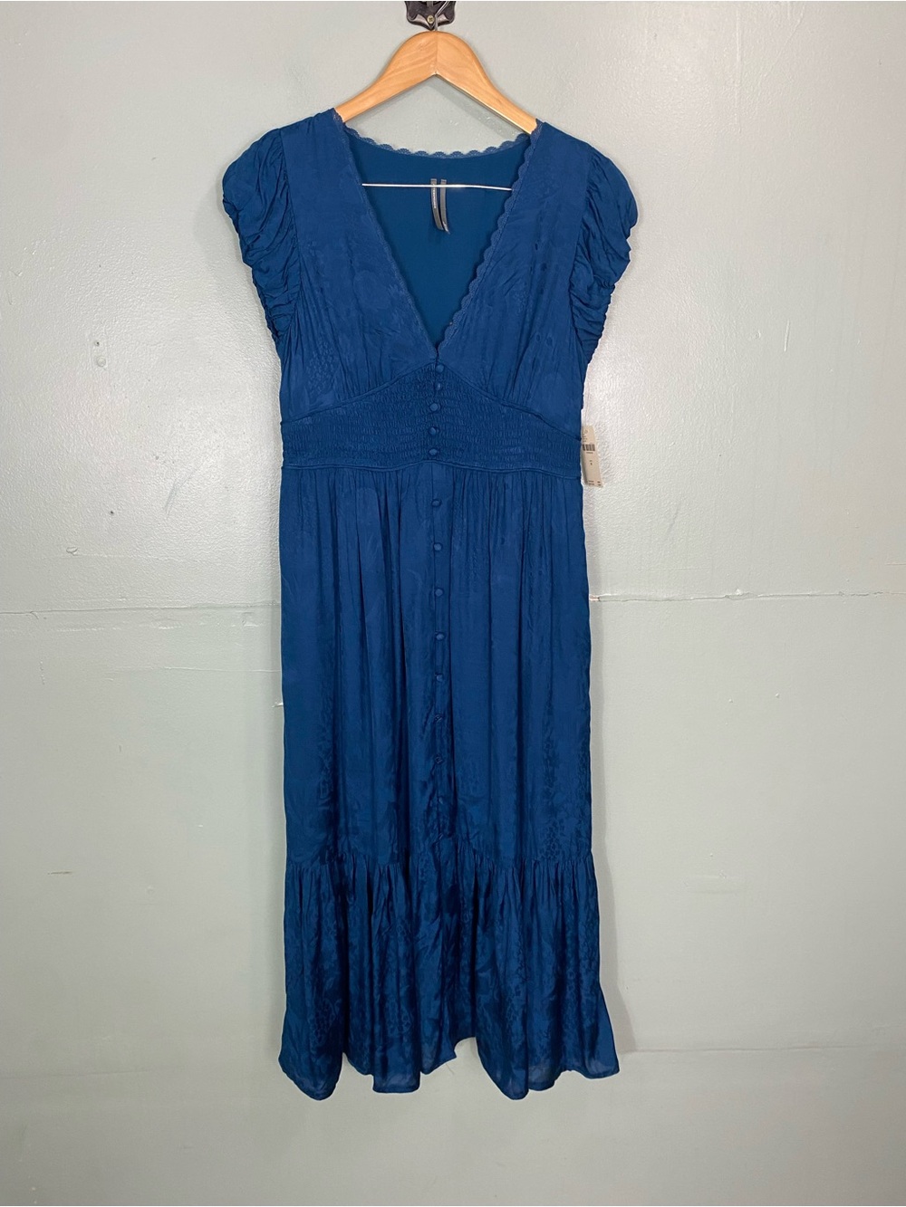 Anthropologie Silky Peregrine Midi Dress NWT - Picture 2 of 8